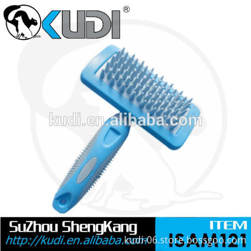 Professional pet massage brush with comfortable handle